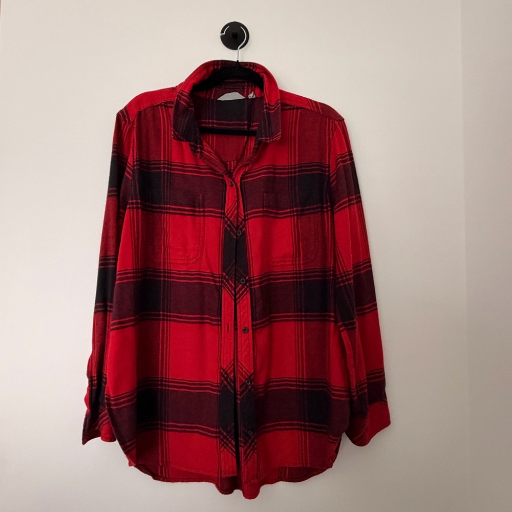 Athleta Buffalo Plaid Shirt
